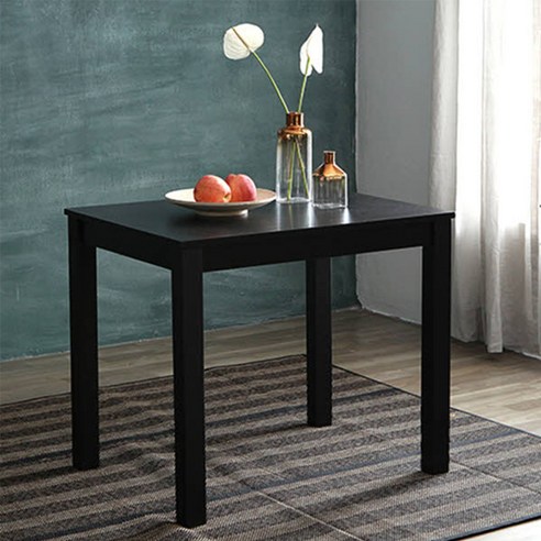 베스트리빙 캘빈 원목 2인 식탁, 화이트