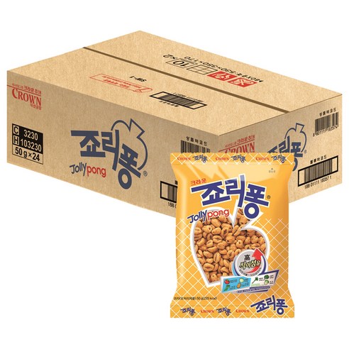 크라운 죠리퐁, 50g, 24개입