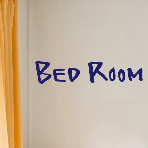 미니 캘리그라피 포인트스티커 BED-R, 군청
