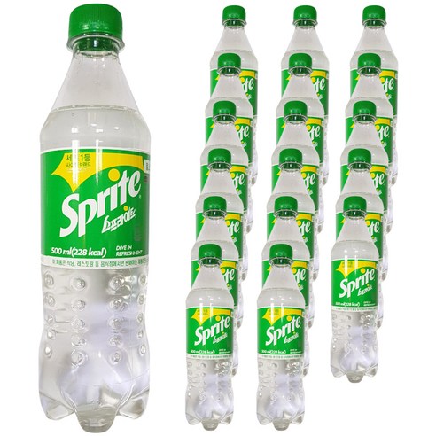 스프라이트 PET 업소용, 500ml, 18개입
