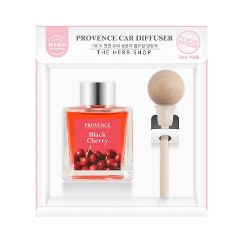 더허브샵 챠량용 프로방스 카 디퓨저, 블랙체리, 50ml