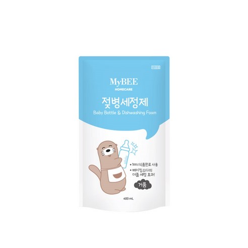 마이비 젖병세정제 거품형 리필, 400ml, 1개