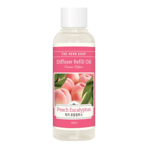 더허브샵 프로방스 방향제 리필오일 100ml, 피치 유칼립투스
