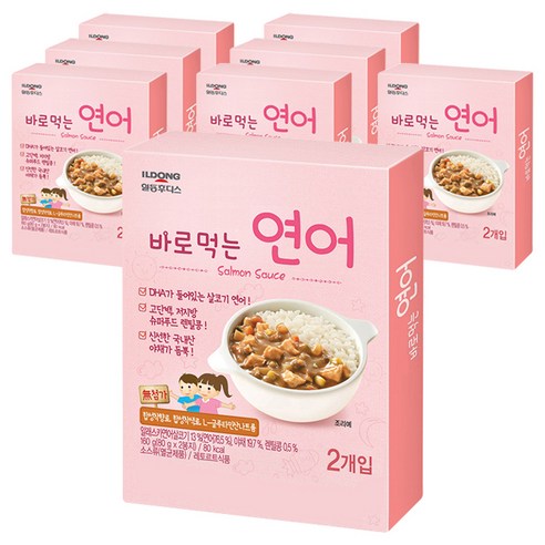 일동후디스 바로 먹는 소스, 연어소스 (160g x 8개), 160g, 8개