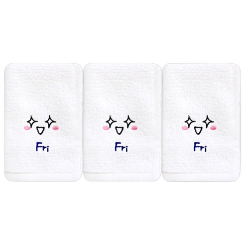 송월타월 요일기분핸드 행주, 금, 3개