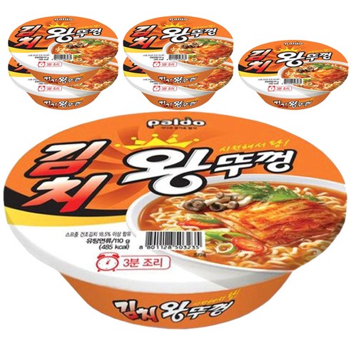 김치 왕뚜껑 110 g, 6개 Best Top5 김치 왕뚜껑 110 g, 6개 Best Top5
