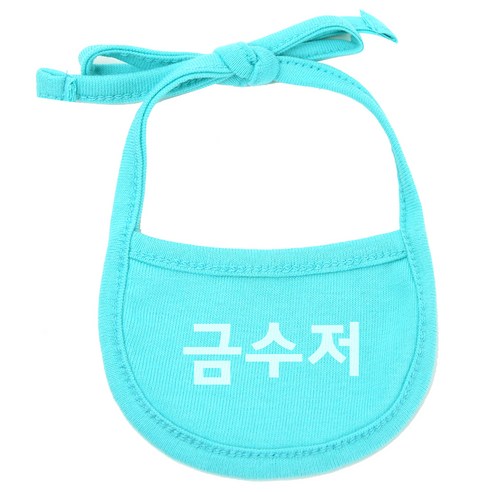 이츠독 강아지 턱받이 S, 민트(금수저), 1개