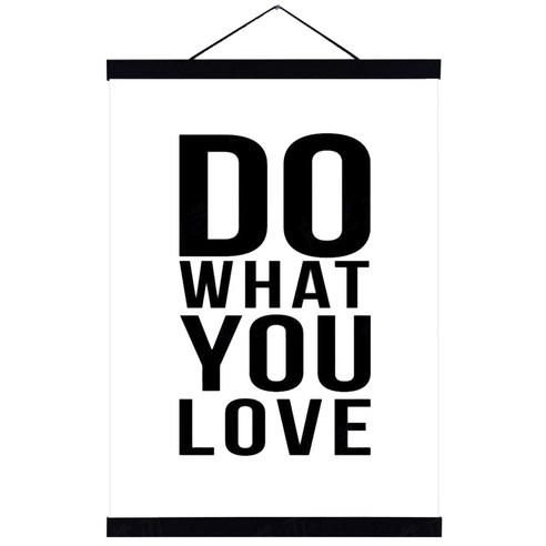 인테리어포스터1 do want you love, 블랙