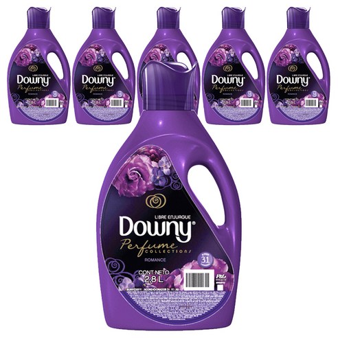 다우니 퍼퓸 섬유유연제 로맨스 본품, 2.8L, 6개
