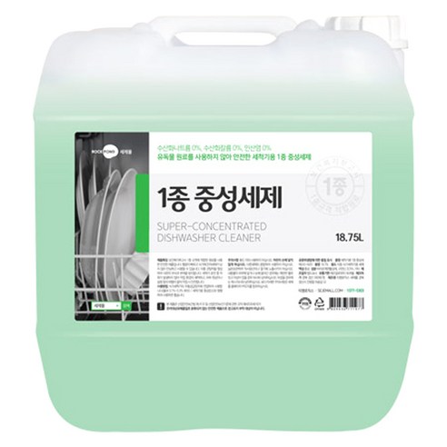 코코즈 1종 중성세제, 18.75L, 1개