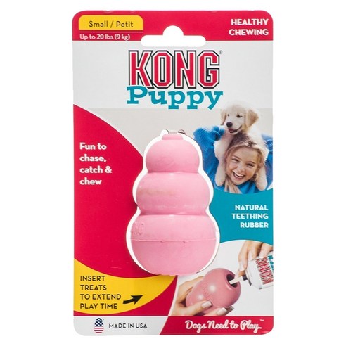 KONG 장난감 퍼피(소)KP3, 랜덤 발송, 1개