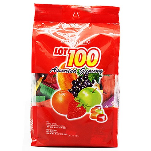 LOT100 구미 어쏘티드 젤리, 475g, 1개