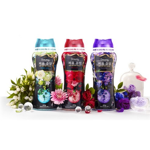 향기 지속력, 편리성, 품질, 안전성이 우수한 다우니 퍼퓸 쥬얼 자수정 베리 향기 부스터