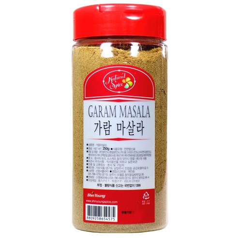 내츄럴스파이스 가람마살라, 250g, 1개