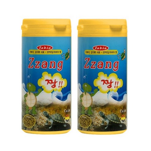 타비아 거북이 사료 ZZANG, 50g, 2개