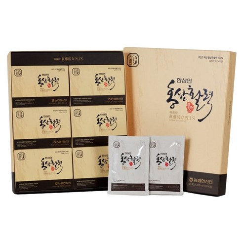 [한삼인] 홍삼/활력플러스, 60ml, 30포