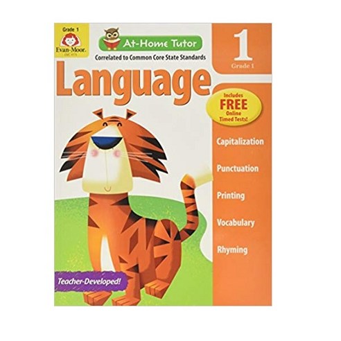 [Evan-Moor Educational Publishers]At Home Tutor Language Grade 1 ...