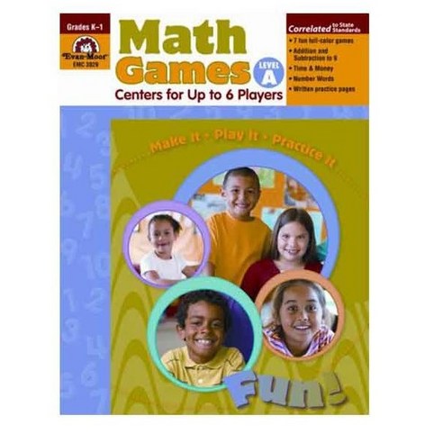 [Evan-Moor Corp]Math Games Level A (Paperback), Evan-Moor Corp