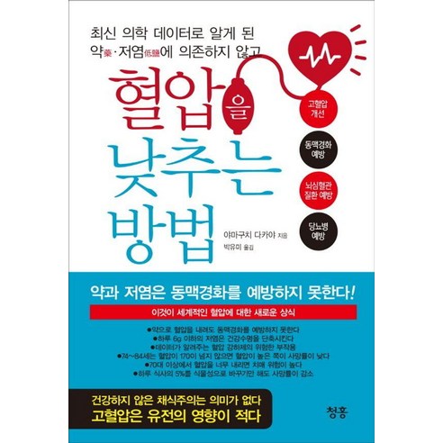 [청홍]최신 의학 데이터로 알게 된 약藥 저염低鹽에 의존하지 않고 혈압을 낮추는 방법, 청홍, 청홍