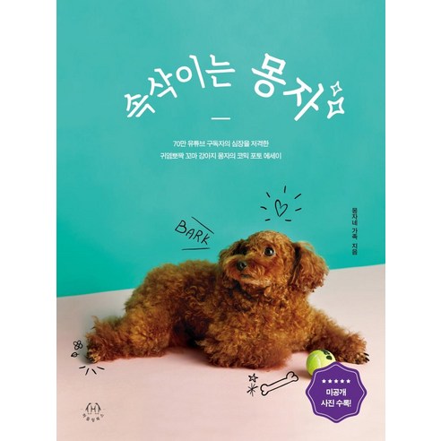 [허들링북스]속삭이는 몽자 : 70만 유튜브 구독자의 심장을 제대로 저격한 귀염뽀짝 꼬마 강아지 몽자의 코믹 포토, 허들링북스, 몽자네 가족