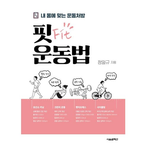 핏(Fit) 운동법:내 몸에 맞는 운동처방, 핏(Fit) 운동법, 정일규(저), 서울셀렉션, 정일규