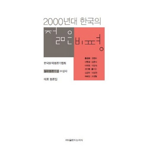 2000년대 한국의 젊은 비평:한국문학평론가협회 젊은평론가상 수상자 대표 평론집, 지식을만드는지식, 홍용희 등저