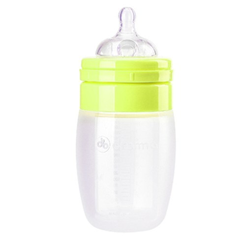 드라마 실리콘 젖병 320ml, 1단계(신생아이상), 라임, 1개