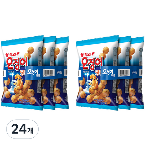 오리온 오징어 땅콩, 98g, 24개
