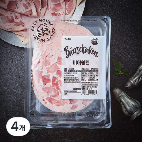 소금집 비어슁켄, 120g, 4개