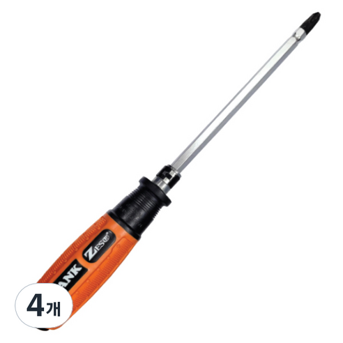 제스트 S2 자석 탱크 양용 함마 드라이버 5 x 100 mm Z-K2, 4개