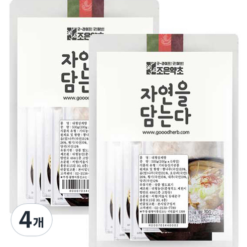 조은약초 대형 삼계탕 재료 5p, 100g, 20개입