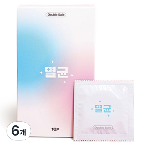 더블세이프 멸균 초박형 콘돔, 6개, 10개입