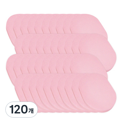 나도미인 소프트 퐁퐁 클렌징 해면 13mm, 핑크, 120개