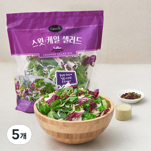 팜에이트 스윗 케일 샐러드, 5개, 340g