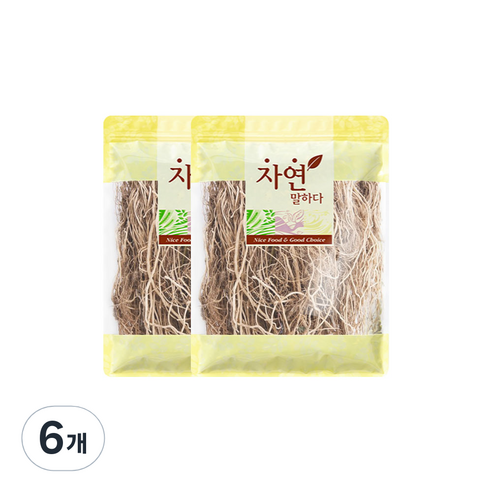 국산 우슬 뿌리 우슬초 쇠무릎, 100g, 6개
