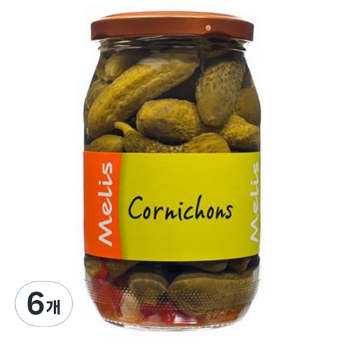 멜리스 피클 코니숑, 6개, 350g