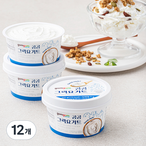 곰곰 그릭 요거트, 100g, 12개