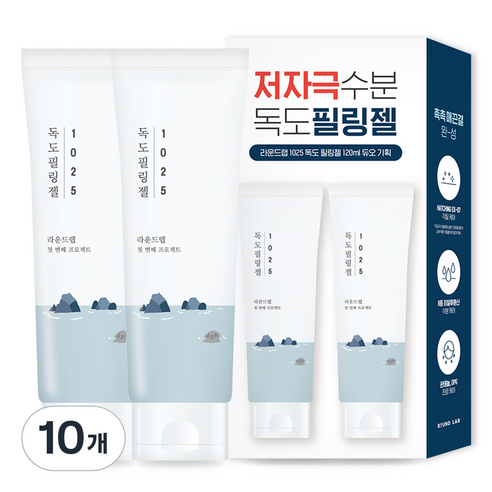 라운드랩 1025 독도 필링젤, 120ml, 10개
