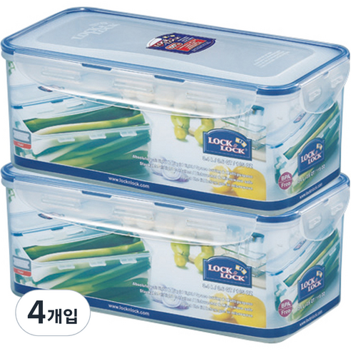 락앤락 대용량 파통 3.4L, 4개, 단품