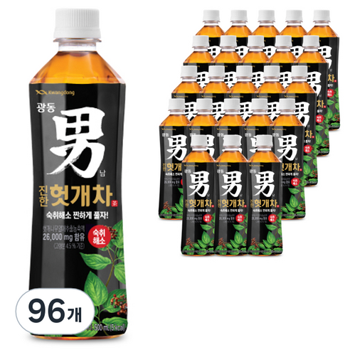 광동진한헛개차, 500ml, 96개