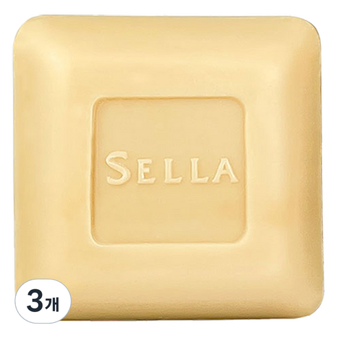 SELLA 바디 비누, 100g, 3개