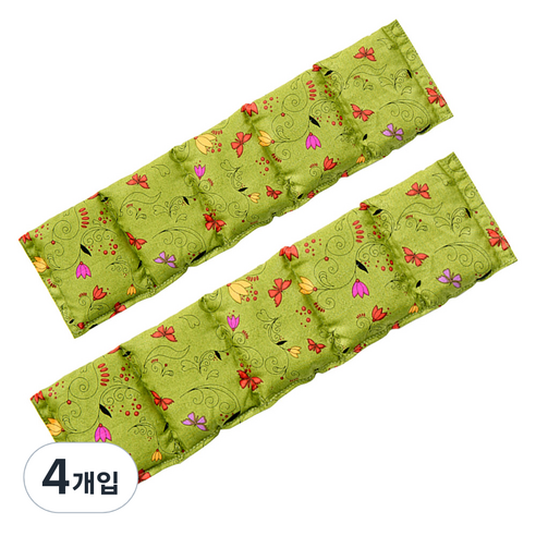 아이러브허브 허브 목 찜질팩 카키, 4개