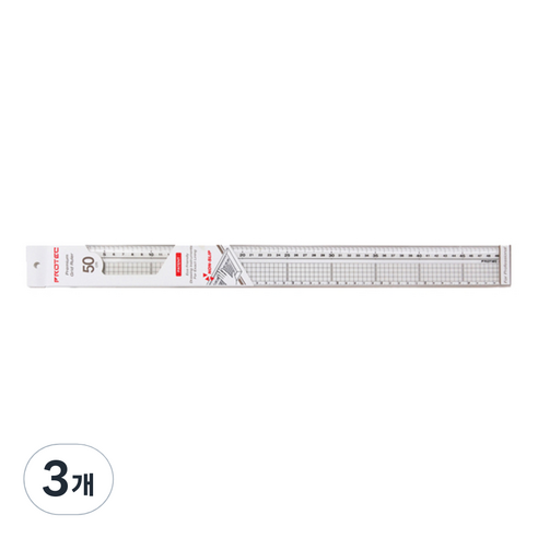 프로텍 논슬립 방안자 50cm, 혼합 색상, 3개