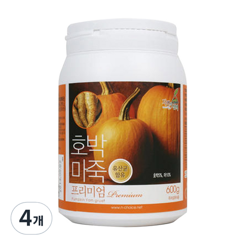 엔초이스_프리미엄호박마죽_, 4개, 600g