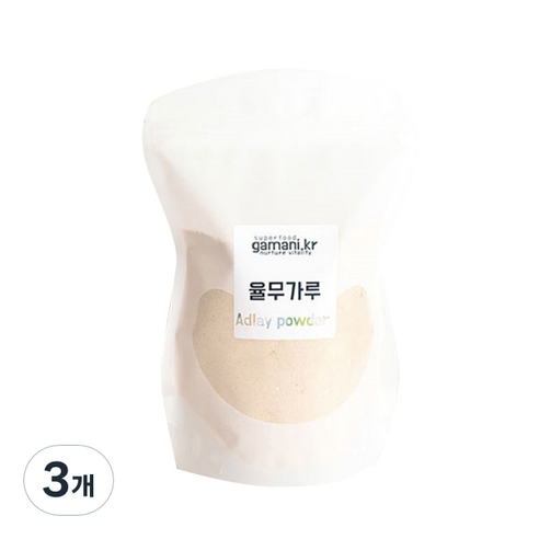 거친생율무가루, 500g, 3개