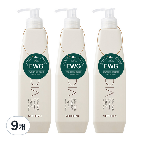 마더케이 디아 젖병 세정제, 9개, 500ml