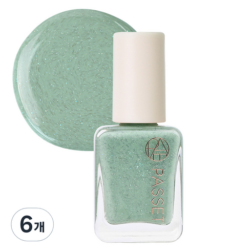 파셋 셀럽 네일컬러 폴리쉬 매니큐어, 89 앙고라포레스트, 7ml, 6개