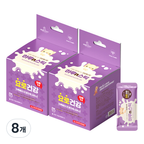 하루n스틱 고양이 영양제, 30회분, 유리너리+결석, 8개
