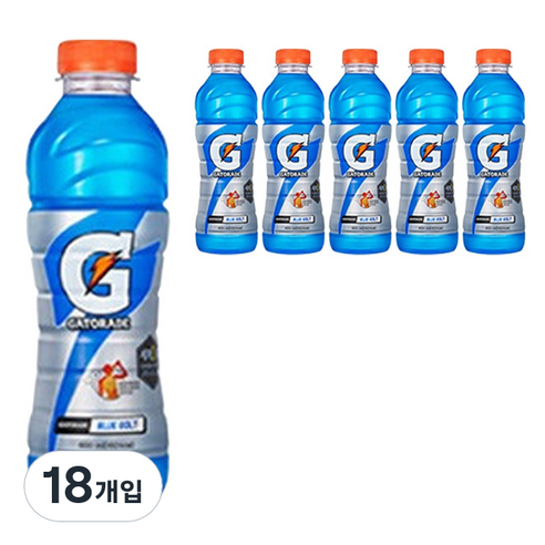 게토레이 블루볼트 펫, 600ml, 18개입