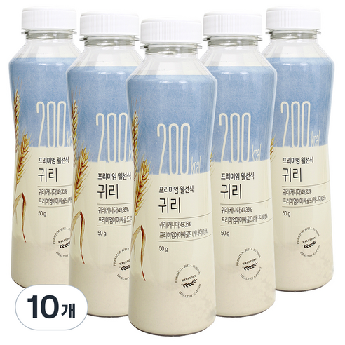 프리미엄 웰선식 귀리, 50g, 10개